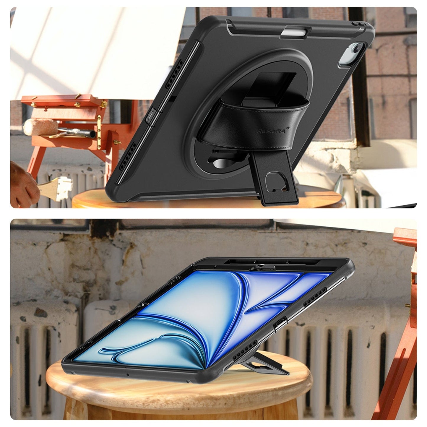 Raider Series Heavy Duty Hand Strap Case - Apple iPad Air 11" M2 & M3