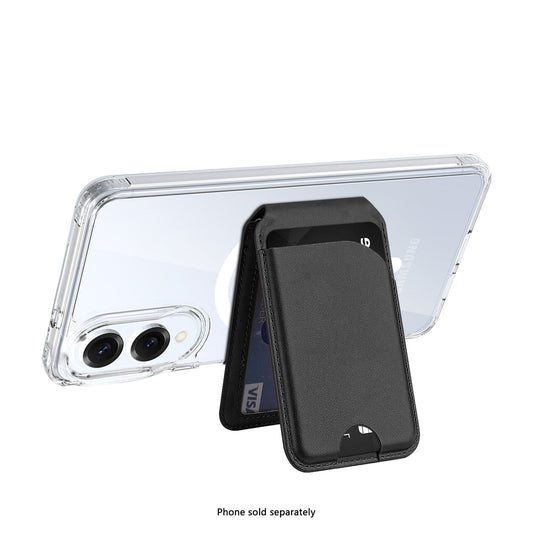 Venture Series Wallet Case for Samsung Galaxy S25 Edge - Clear/Scorpion Black