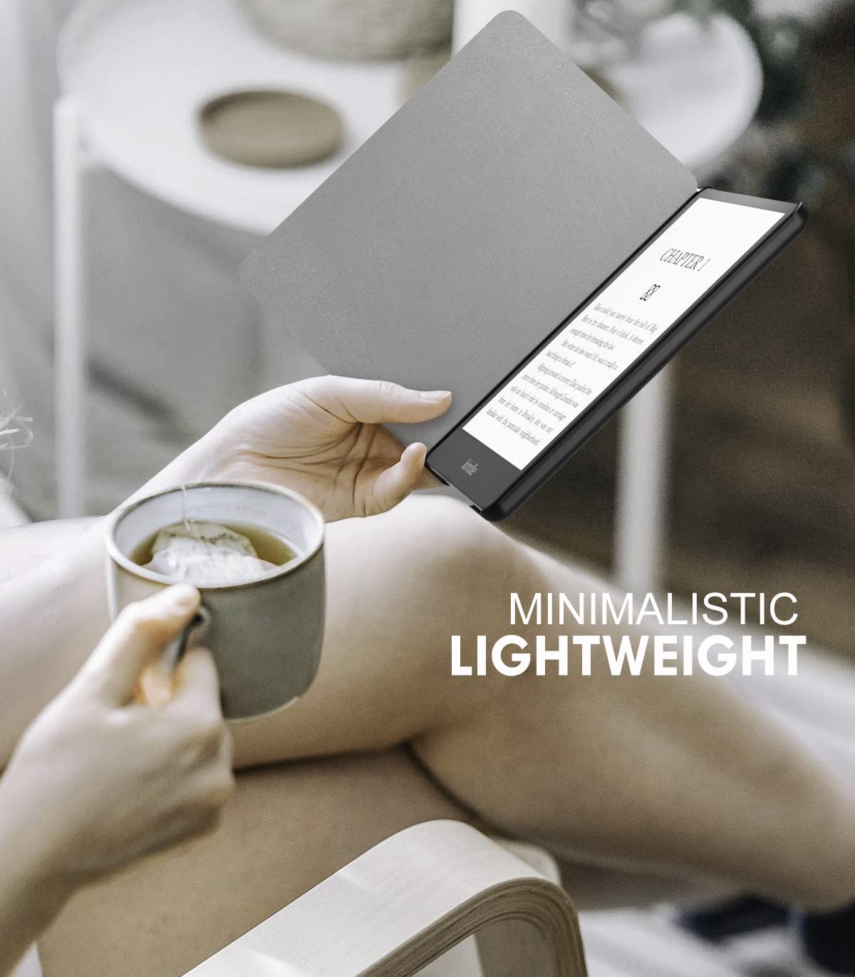 Slim Vegan Leather Business Folio Case - Amazon Kindle Paperwhite (2021-2023)