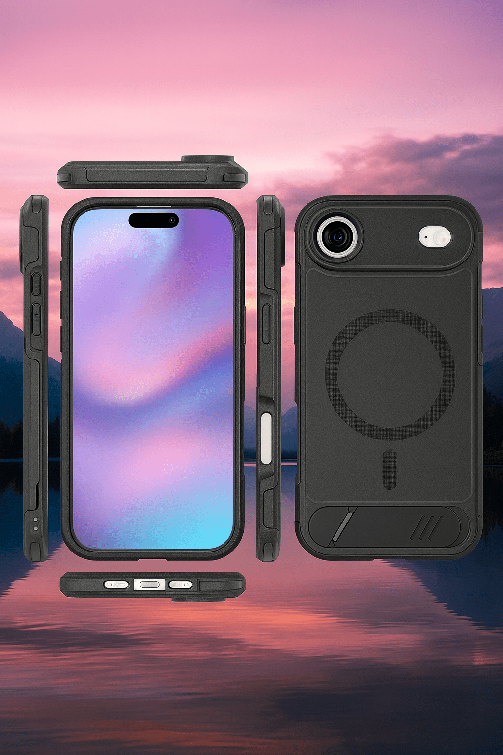 iPhone Air Kickstand Case - Anti-Slip, Durable, and Magsafe Compatible Design | Venture Series