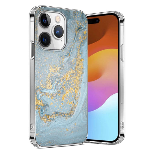 iPhone 15 Pro Max Blue Marble Case - Elegant Protection | Inspire Series