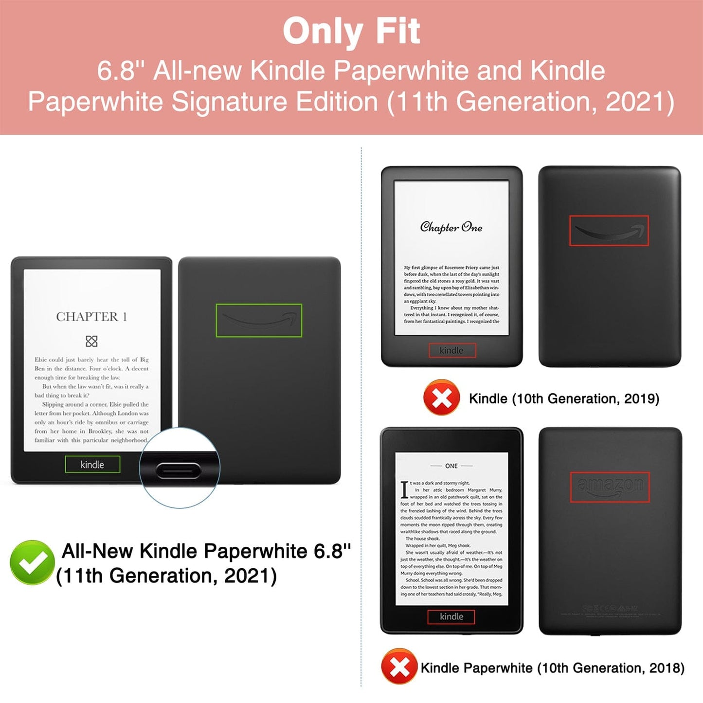 Venture Series Multi-Angle Case - Amazon Kindle Paperwhite