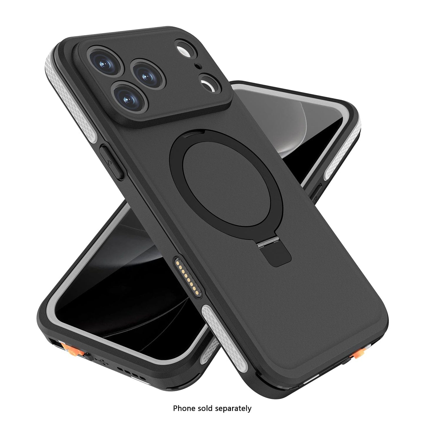 iPhone 17 Pro Max Waterproof Case - MagSafe Kickstand, Integrated Screen & Camera Protection | Oasis Series