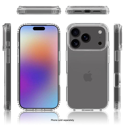 iPhone 17 Pro Clear Case - Slim, Anti-Slip Grip | Venture Series