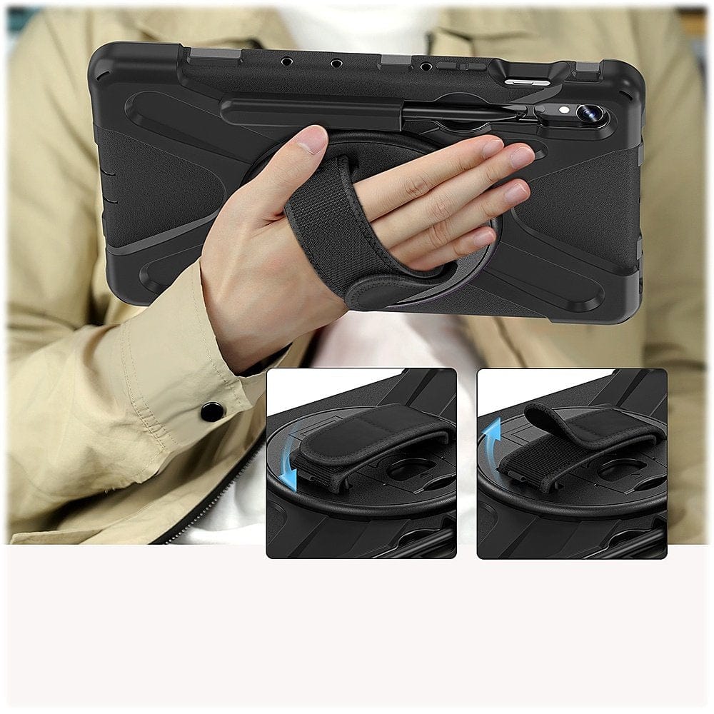Raider X Series Heavy Duty Hand Strap Case - Galaxy Tab S10 FE, Tab S8, Tab S9, and Tab S9 FE