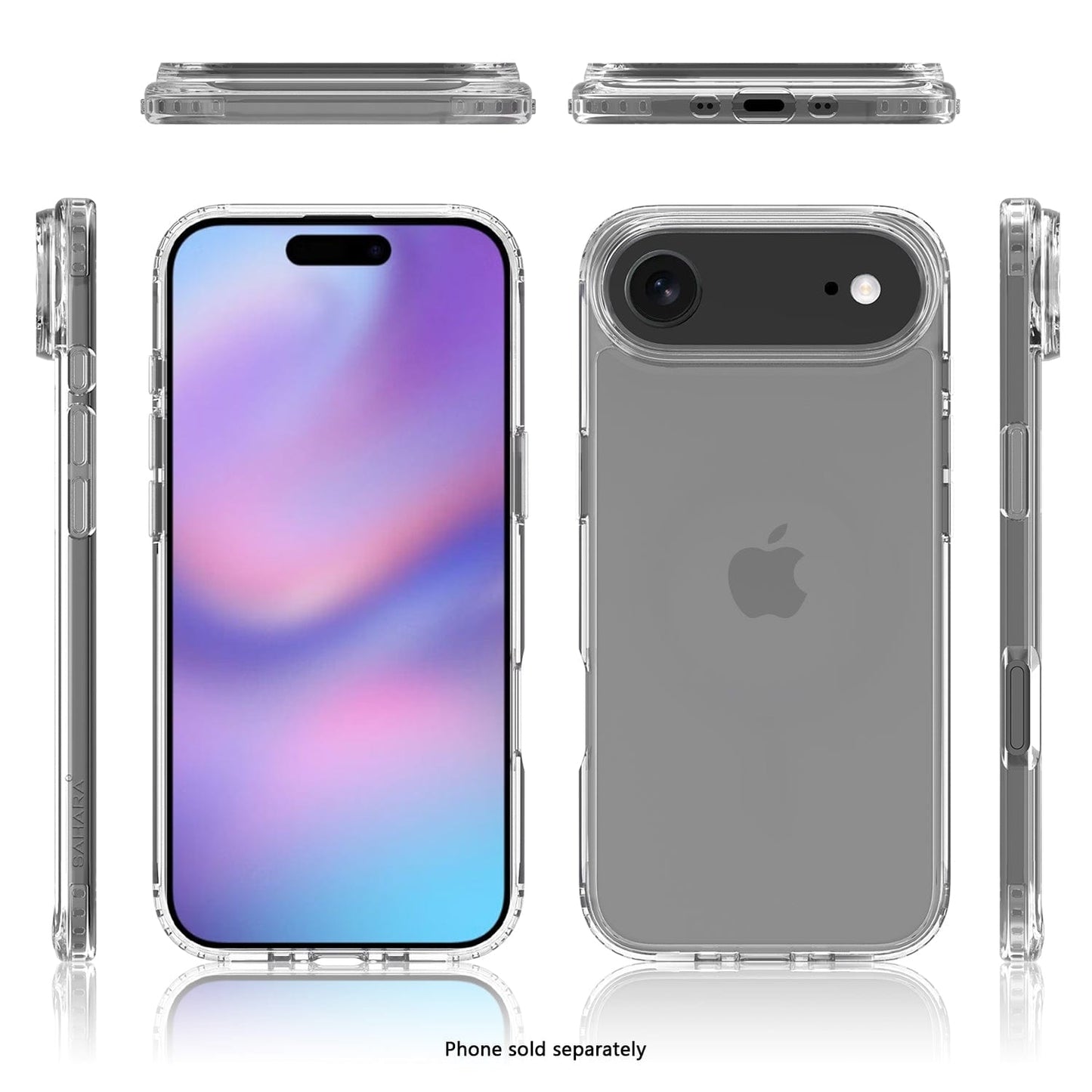 iPhone Air Clear Case - Anti-Slip Ergonomic Design | Venture Series