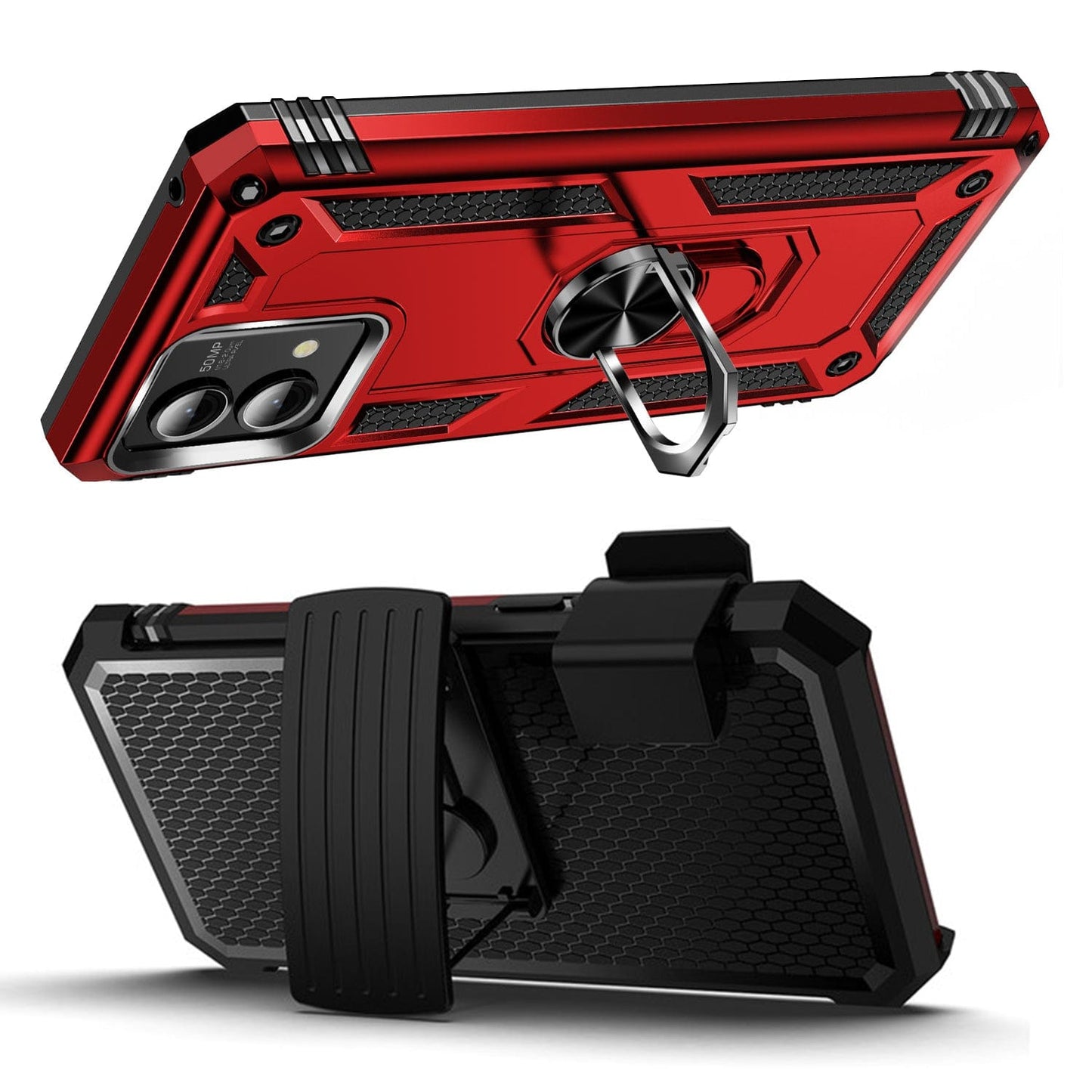 Raider Series Heavy Duty Kickstand Case - Motorola G Stylus 5G