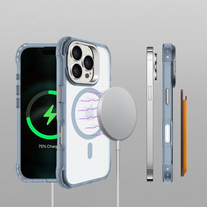 iPhone 16 Pro Max Clear Kickstand Case - Anti-Slip, Rugged, MagSafe | Venture Series