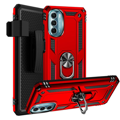 Raider Series  Heavy Duty Kickstand Case with Belt Clip - Motorola Moto G 5G 2023