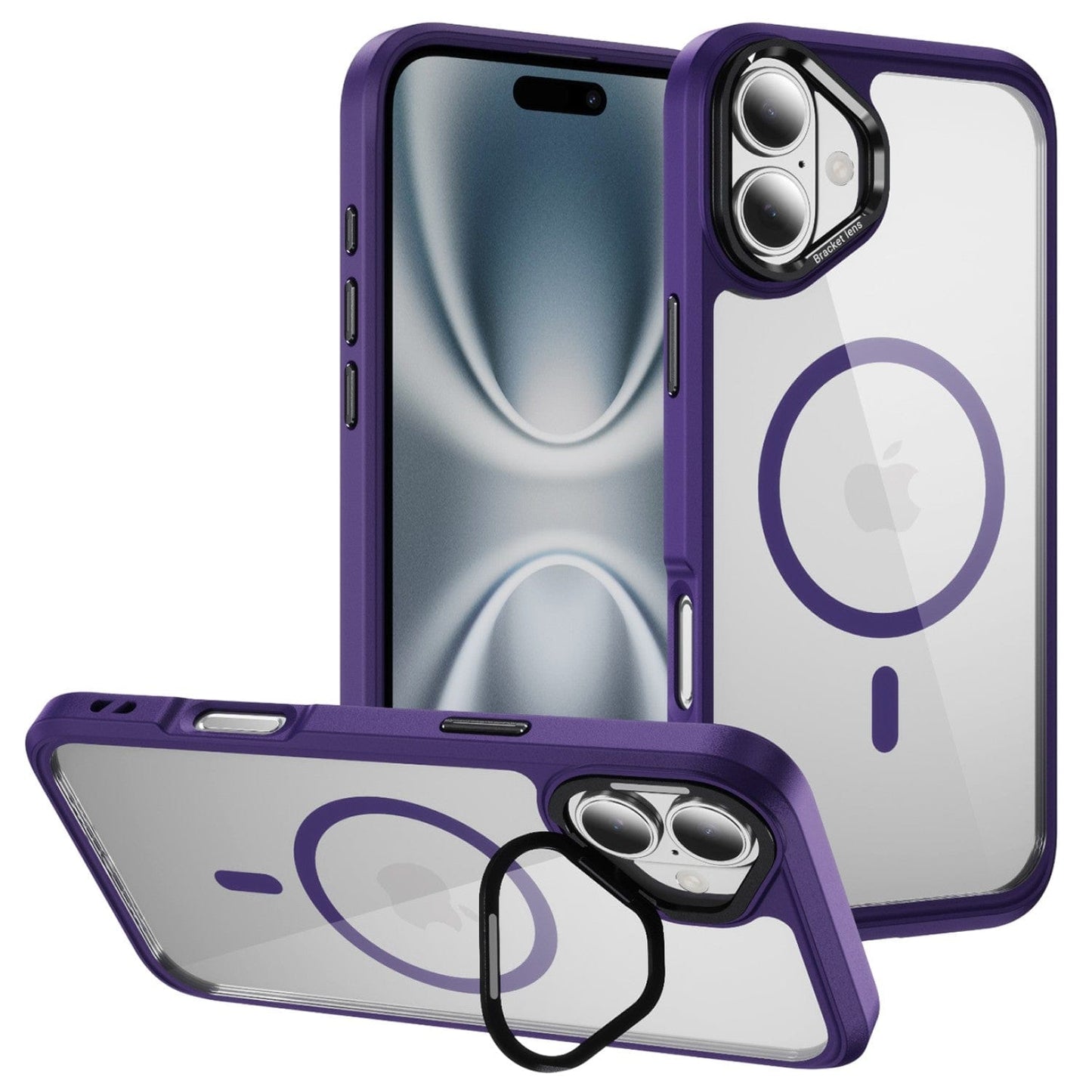 iPhone 17 Kickstand Case - Clear Durable Back with Shockproof Edges Magsafe Compatible | Raider ArmorPro Series