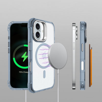 iPhone 16 Plus Clear Kickstand Case - Anti-Slip, Rugged, MagSafe | Venture Series