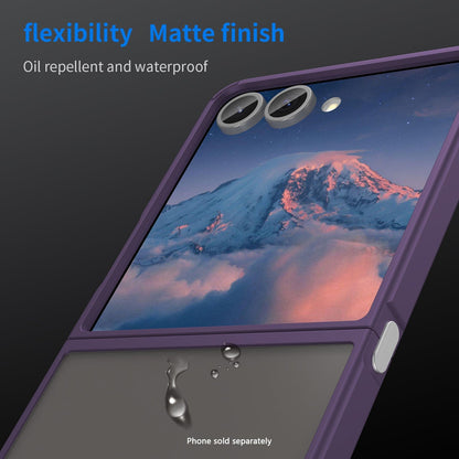 Samsung Galaxy Z Flip7 Semi Transparent Case - Anti-Slip Grip, Slim Design | Venture Series