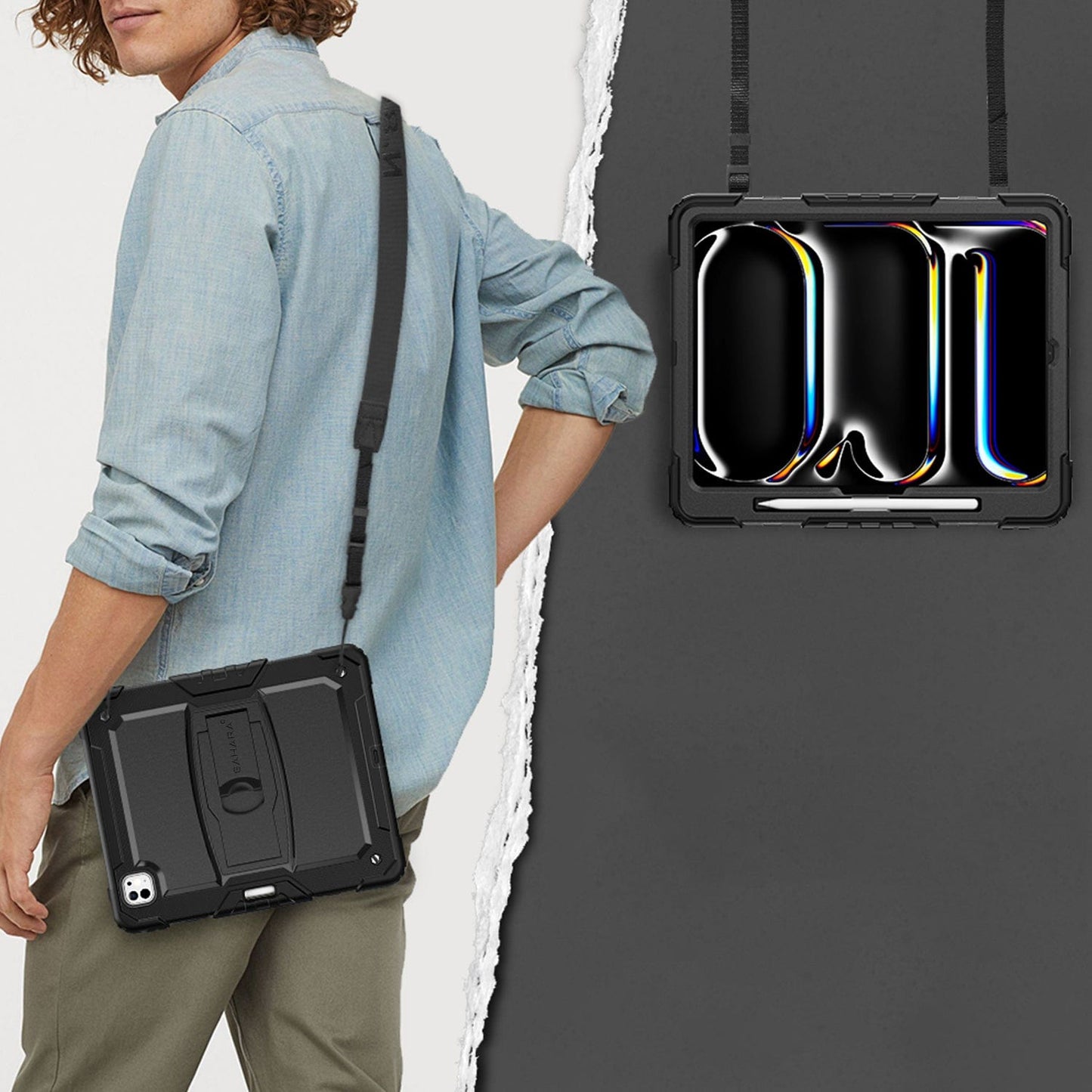 iPad Pro 13" (M4 2024 / M5 2025) Case - Heavy-Duty Defense | Raider Series