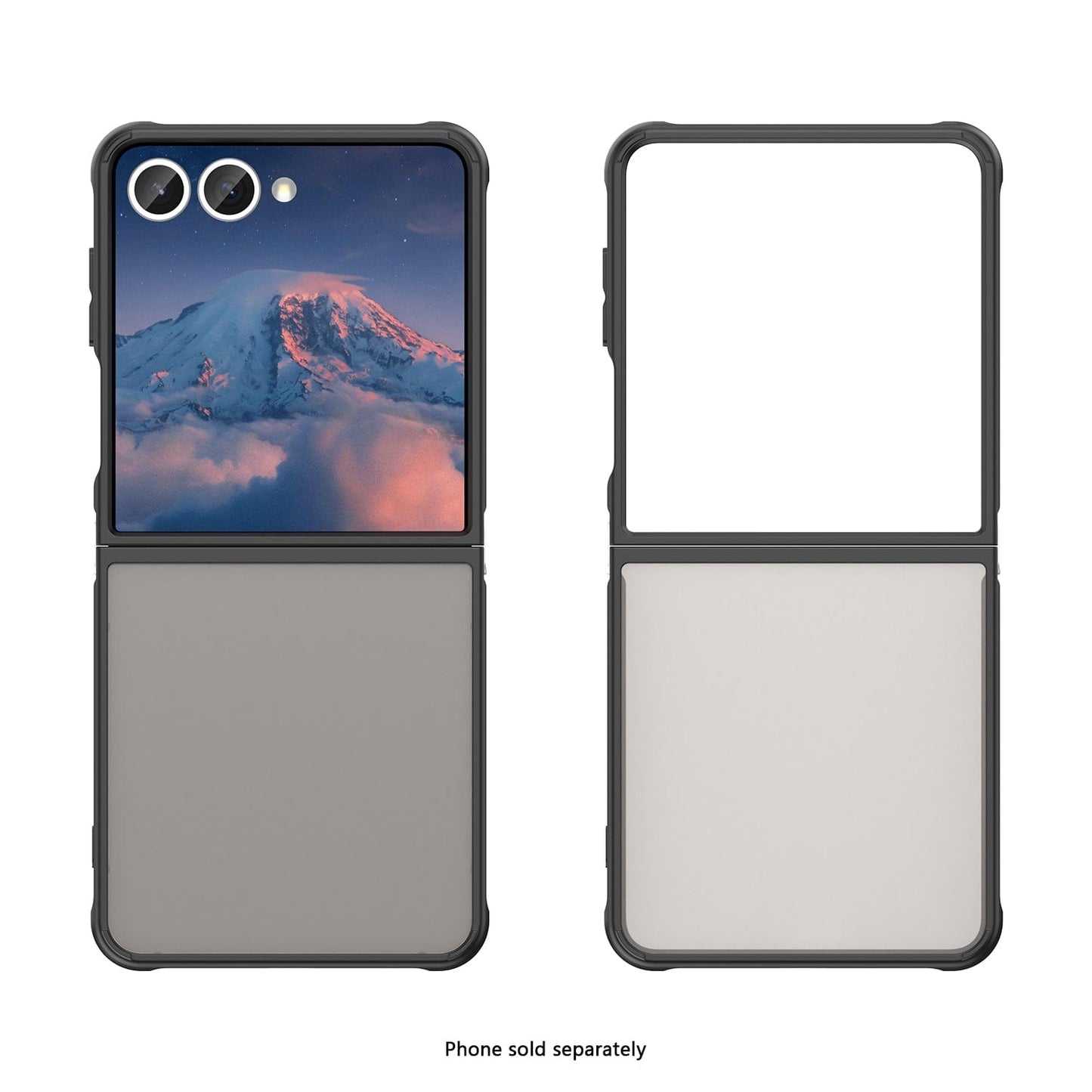 Samsung Galaxy Z Flip7 Semi Transparent Case - Anti-Slip Grip, Slim Design | Venture Series