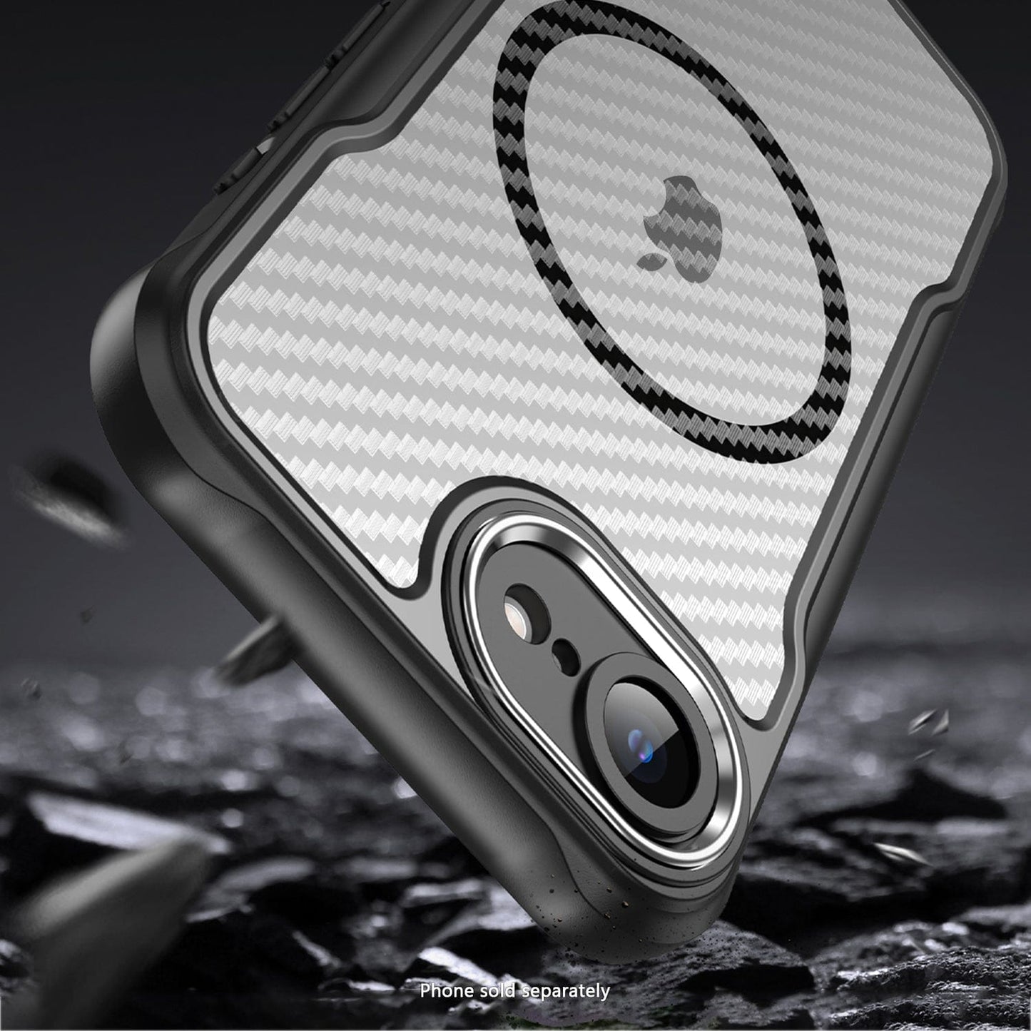 iPhone 16e Clear Case with MagSafe - Anti-Slip Grip, Rugged Protection | Venture Series