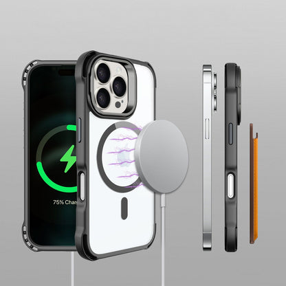 iPhone 16 Pro Clear Kickstand Case - Anti-Slip, Rugged, MagSafe | Venture Series