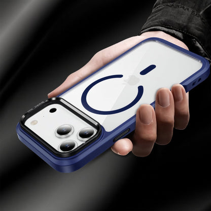 iPhone 17 Pro Max Kickstand Case - Clear Durable Back with Shockproof Edges Magsafe Compatible | Raider ArmorPro Series