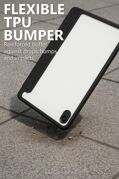 Samsung Galaxy Tab S11 Case - Slim Folio with Transparent Back | Venture Series