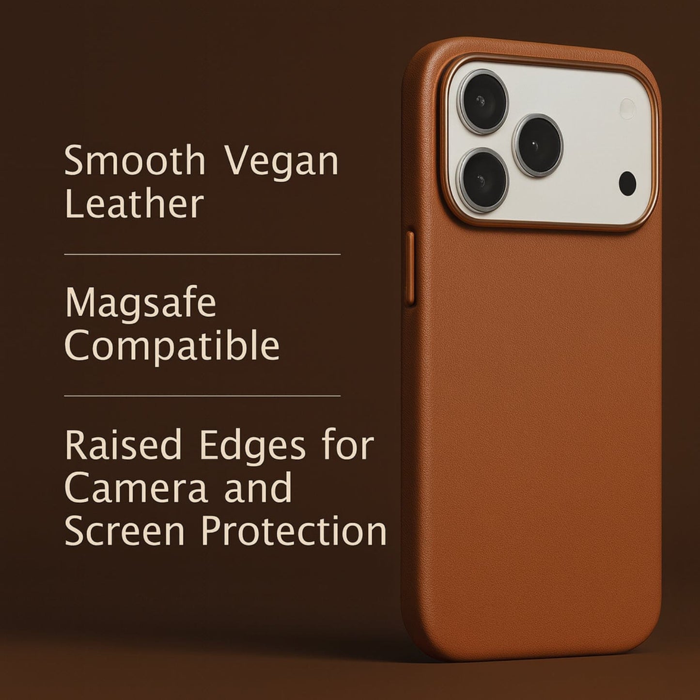 iPhone 17 Pro Max Case - Vegan Leather MagSafe | Indy Series