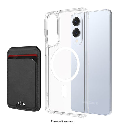 Venture Series Wallet Case for Samsung Galaxy S25 Edge - Clear/Scorpion Black