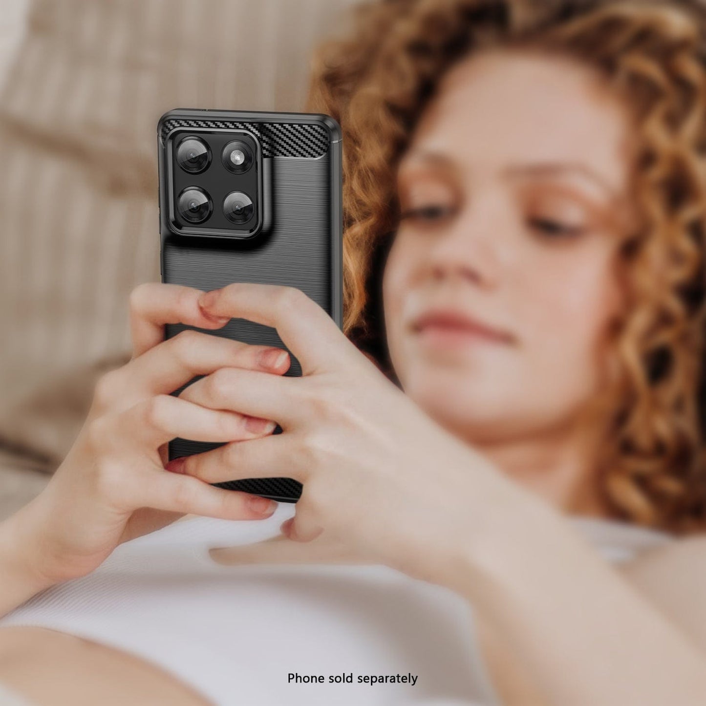 Venture Series Anti-Slip Case for Motorola G Stylus 5G (2025) - Scorpion Black