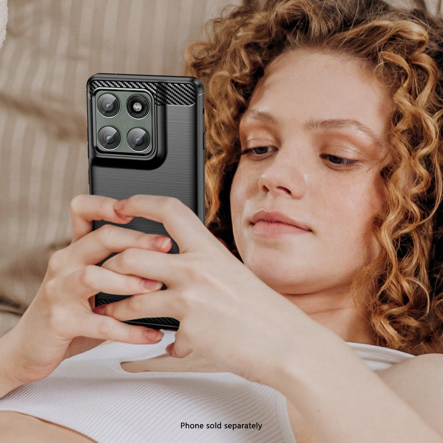 Motorola Edge (2025) Anti-Slip Case - Ergonomic Closed-Button Design | Venture Series