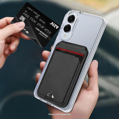 Venture Series Wallet Case for Samsung Galaxy S25 Edge - Clear/Scorpion Black