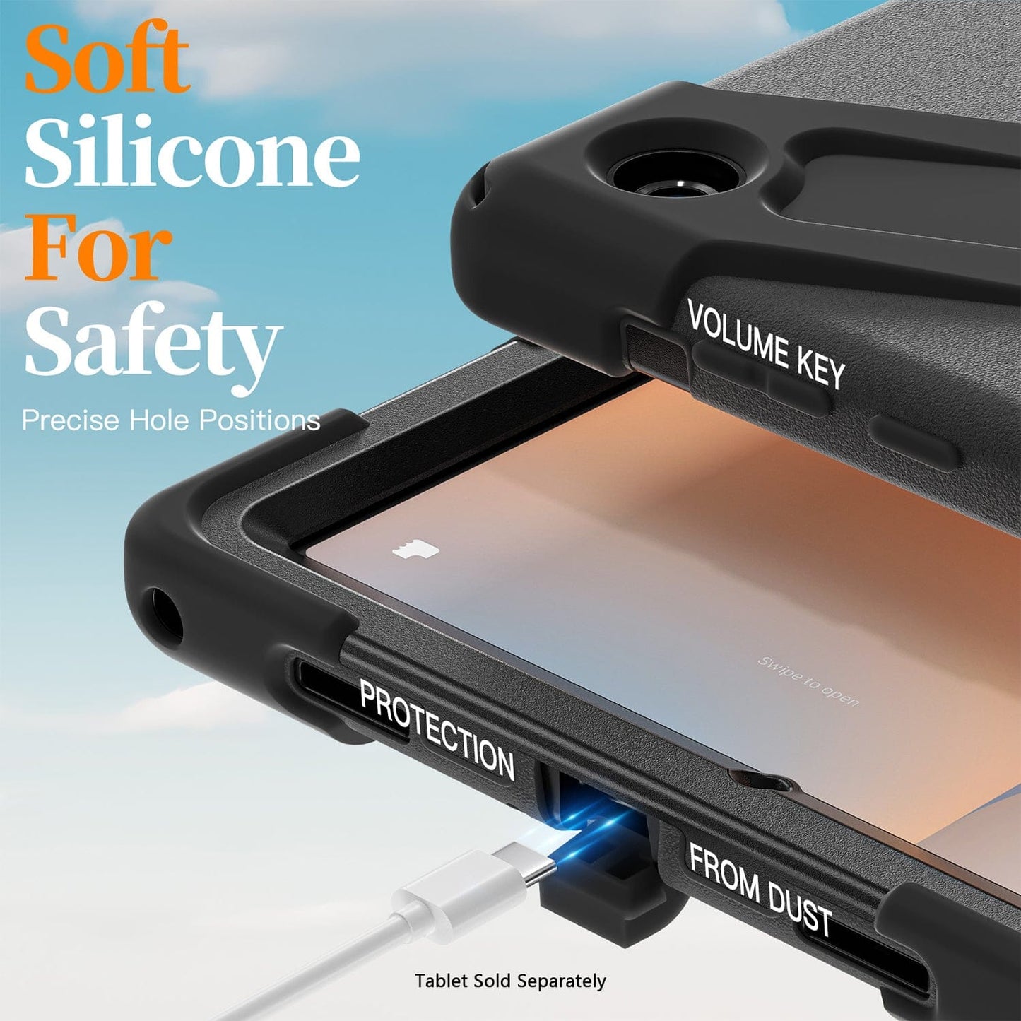Samsung Galaxy Tab A11+ Case - Heavy-Duty, Hand Strap | Raider-X Series