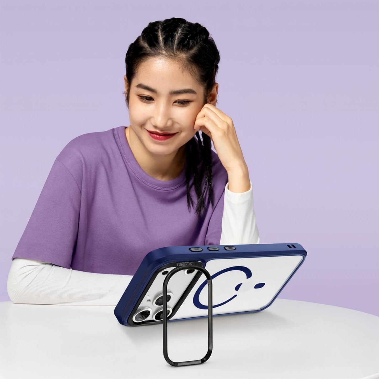 iPhone 17 Pro Max Kickstand Case - Clear Durable Back with Shockproof Edges Magsafe Compatible | Raider ArmorPro Series