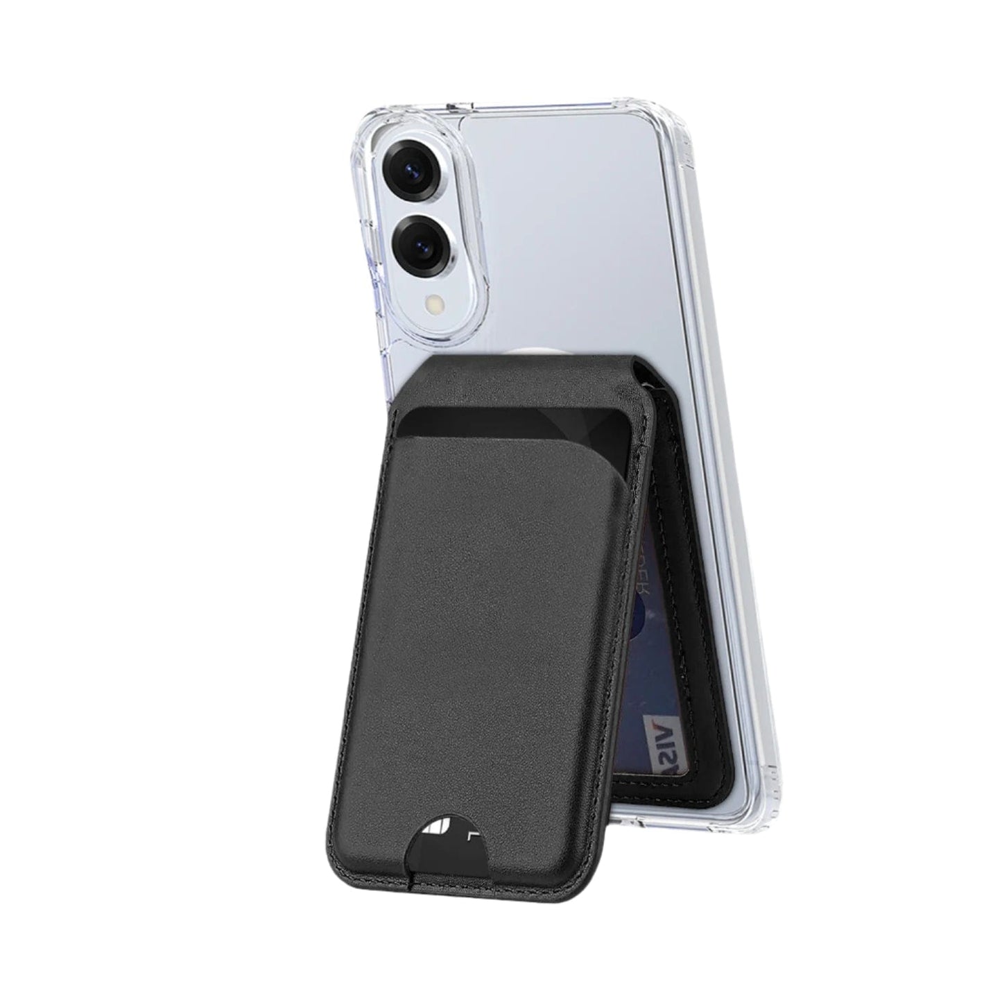 Venture Series Wallet Case for Samsung Galaxy S25 Edge - Clear/Scorpion Black