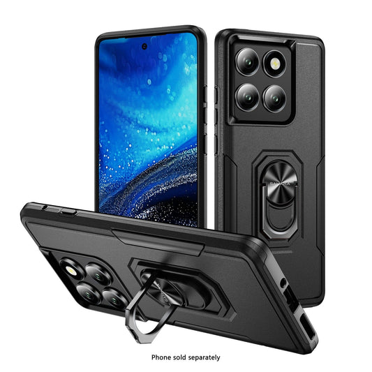 Motorola Edge (2025) Kickstand Case - Heavy-Duty Closed-Button Design | Raider Series