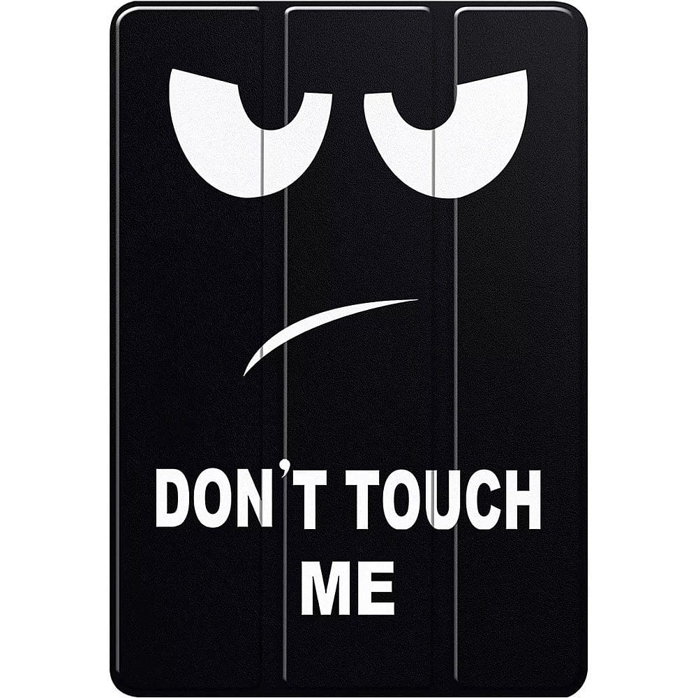 "Don't Touch Me" PU Leather Tri-Fold Folio Case - Amazon Fire HD 10