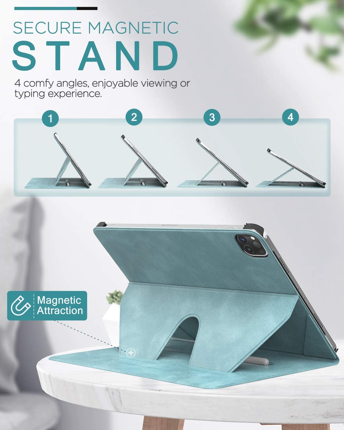 Indy Series Folio Kickstand Case - iPad Pro 11" (3rd/4th Gen) & iPad Air 11-inch M2 & M3 (2024)