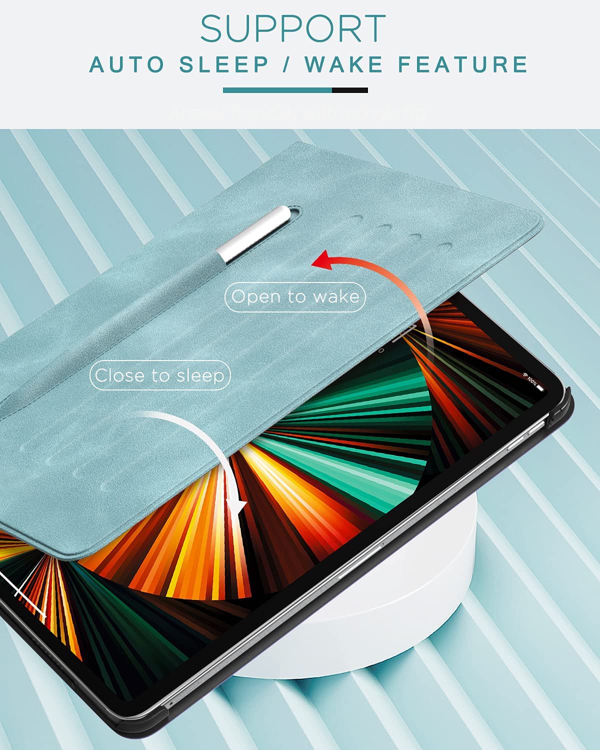 Indy Series Folio Kickstand Case - iPad Pro 11" (3rd/4th Gen) & iPad Air 11-inch M2 & M3 (2024)