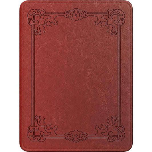 Indy Series Ornate Border Vegan Leather Folio Case - Amazon Kindle Paperwhite and Kindle Colorsoft