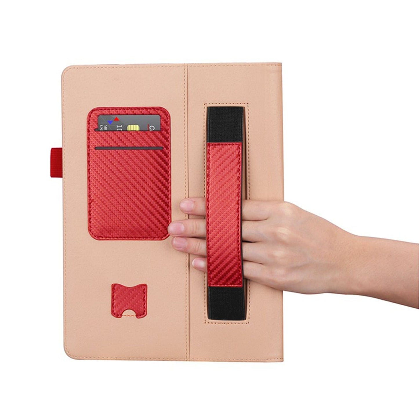 Venture Series Carbon Fiber Pattern Folio Case - Microsoft Surface Go 4 and Go 3