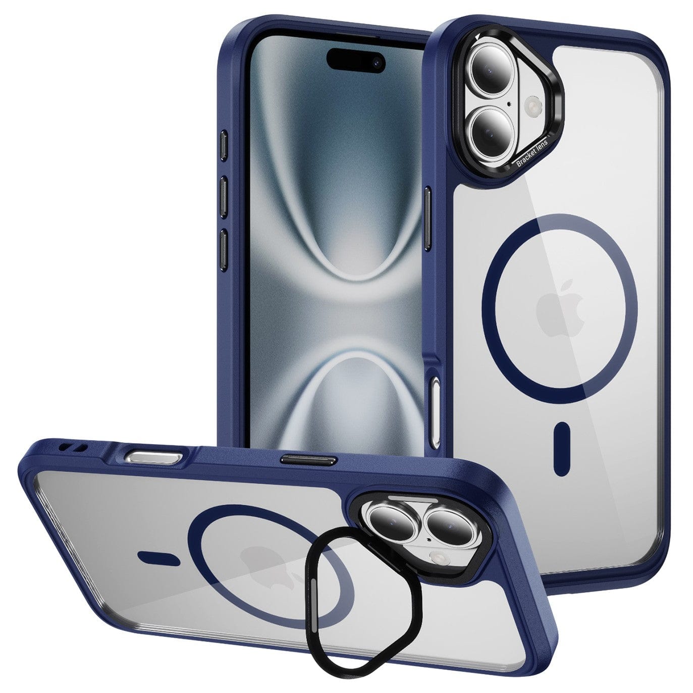 iPhone 17 Kickstand Case - Clear Durable Back with Shockproof Edges Magsafe Compatible | Raider ArmorPro Series