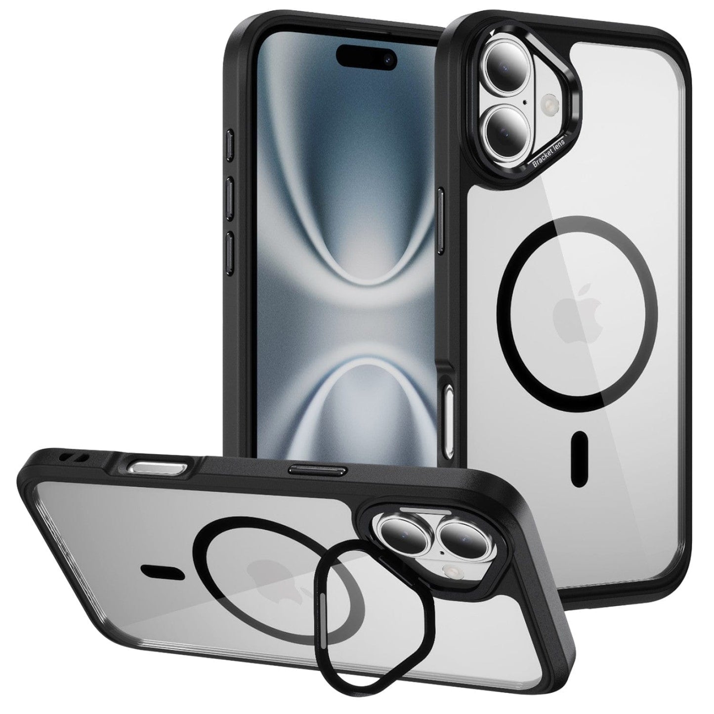 iPhone 17 Kickstand Case - Clear Durable Back with Shockproof Edges Magsafe Compatible | Raider ArmorPro Series