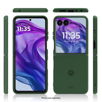 Motorola Razr+ (2025) Frosted Clear Semi-Transparent Back Cover - Closed-Button Design | Venture Series