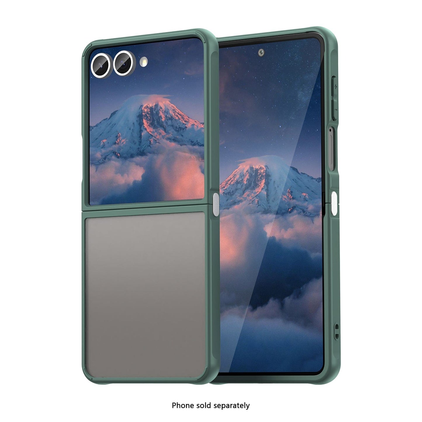 Samsung Galaxy Z Flip7 Semi Transparent Case - Anti-Slip Grip, Slim Design | Venture Series