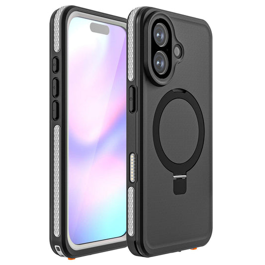 iPhone 17 Waterproof Case - MagSafe Kickstand, Integrated Screen & Camera Protection | Oasis Series