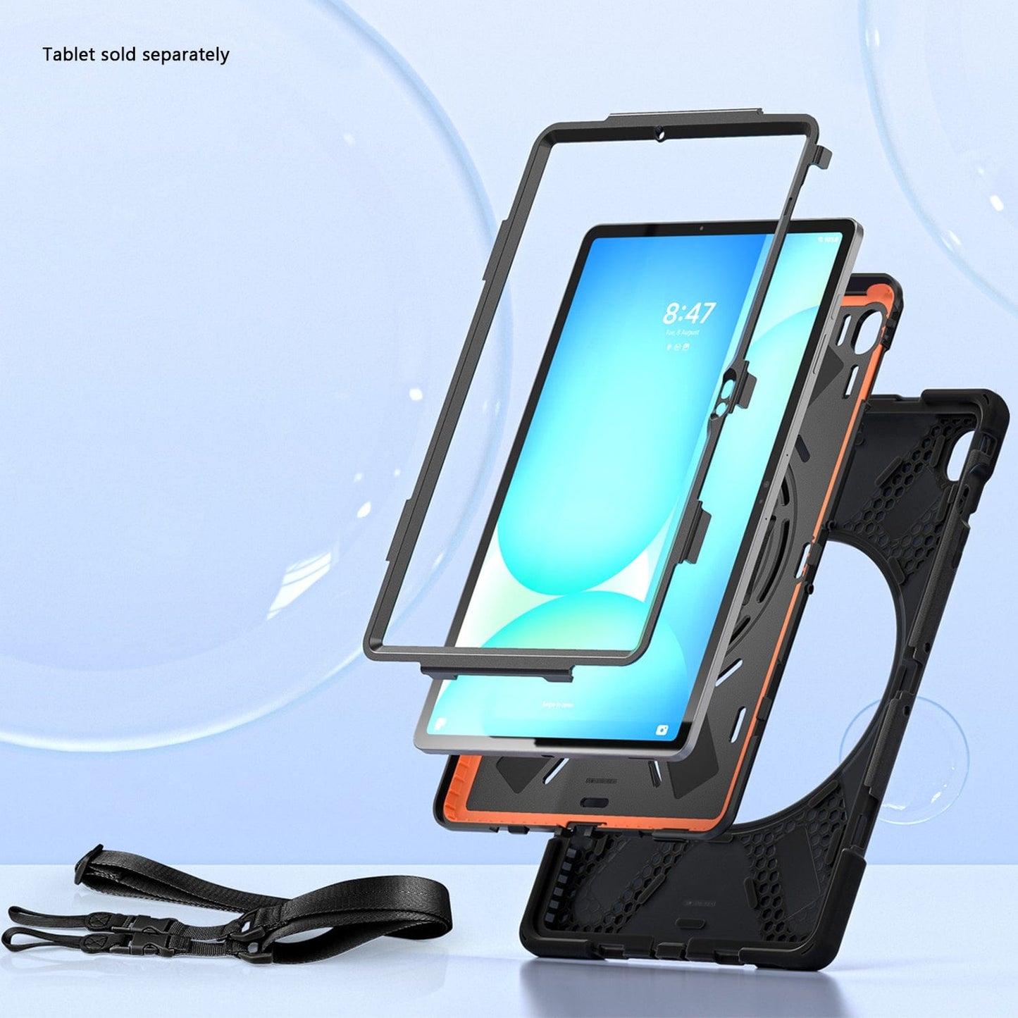 Raider X Series Heavy Duty Hand Strap Case - Samsung Galaxy Tab S10 FE+