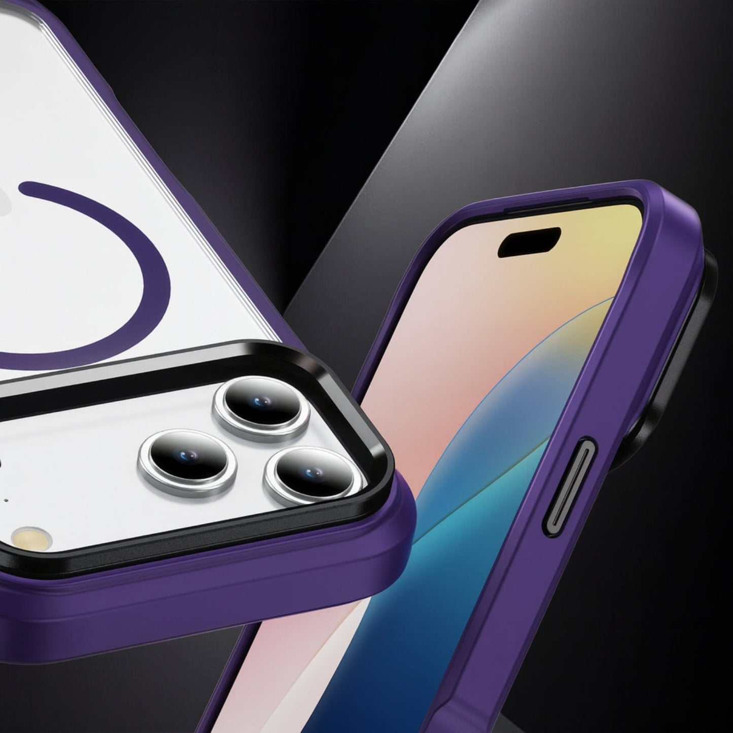 iPhone 17 Pro Max Kickstand Case - Clear Durable Back with Shockproof Edges Magsafe Compatible | Raider ArmorPro Series