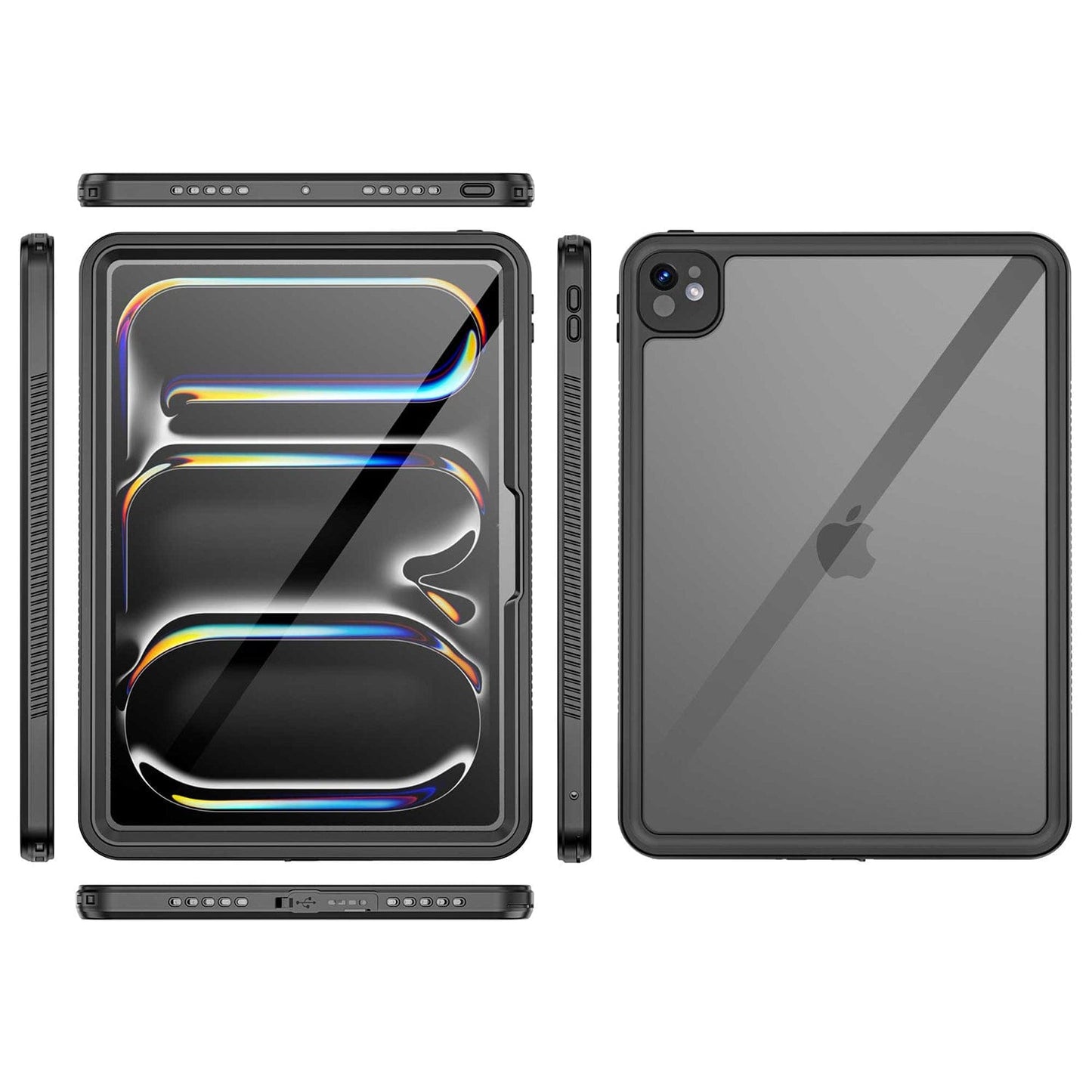iPad Pro 11" (M4 2024 / M5 2025) Case - Waterproof with Screen Protector | Oasis Series