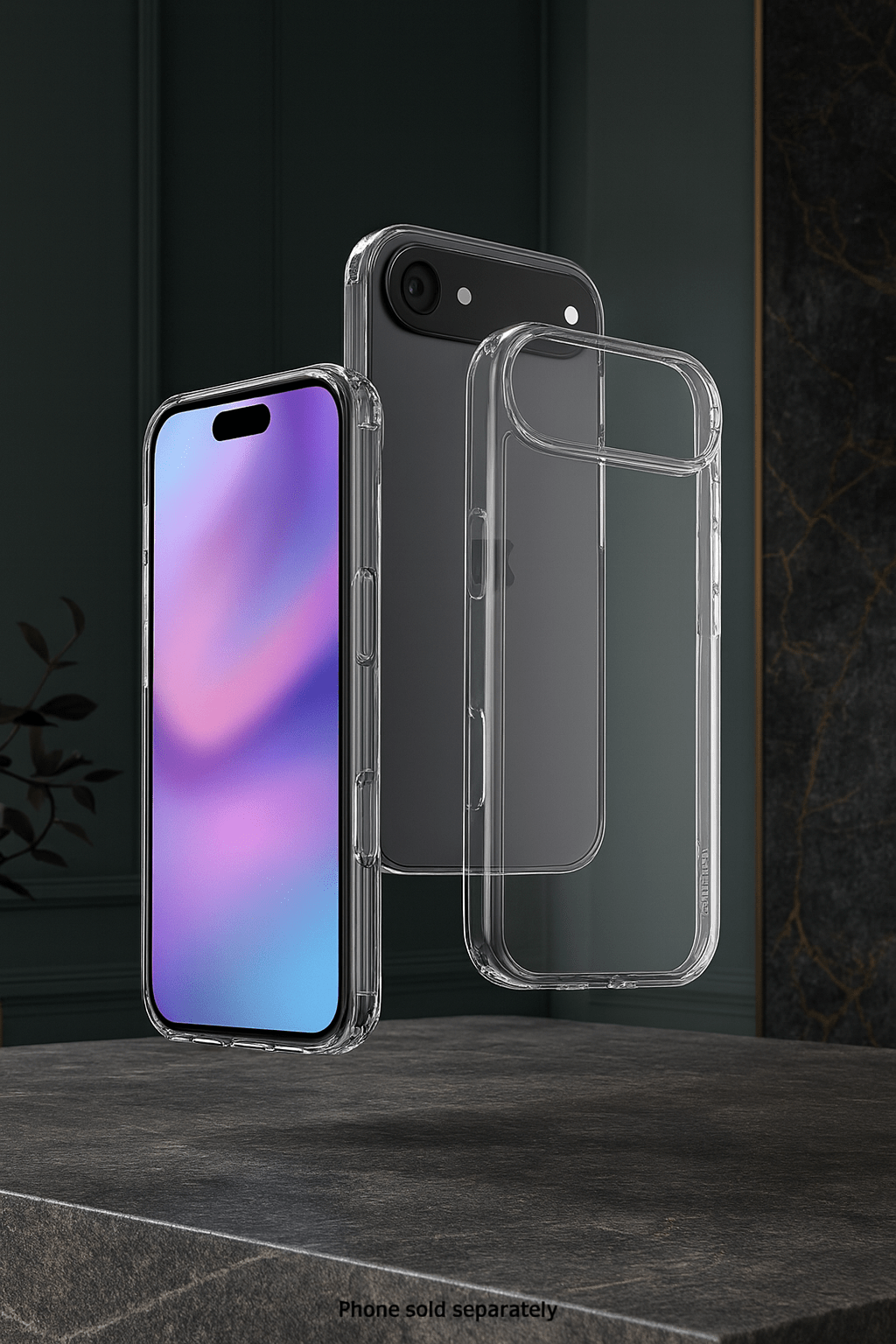 iPhone Air Clear Case - Anti-Slip Ergonomic Design | Venture Series
