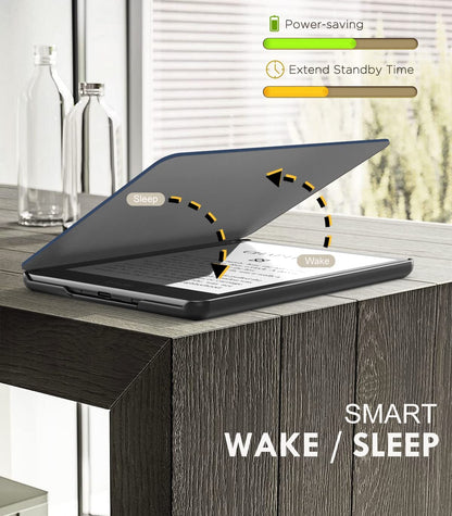 Slim Vegan Leather Business Folio Case - Amazon Kindle Paperwhite (2021-2023)