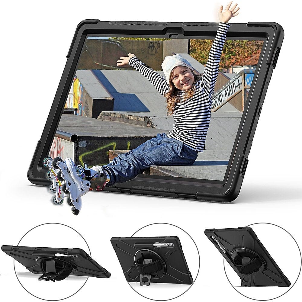 Raider X Series Heavy-Duty Hand Strap Case - Samsung Galaxy Tab S10 Ultra, Tab S9 Ultra, and Tab S8 Ultra