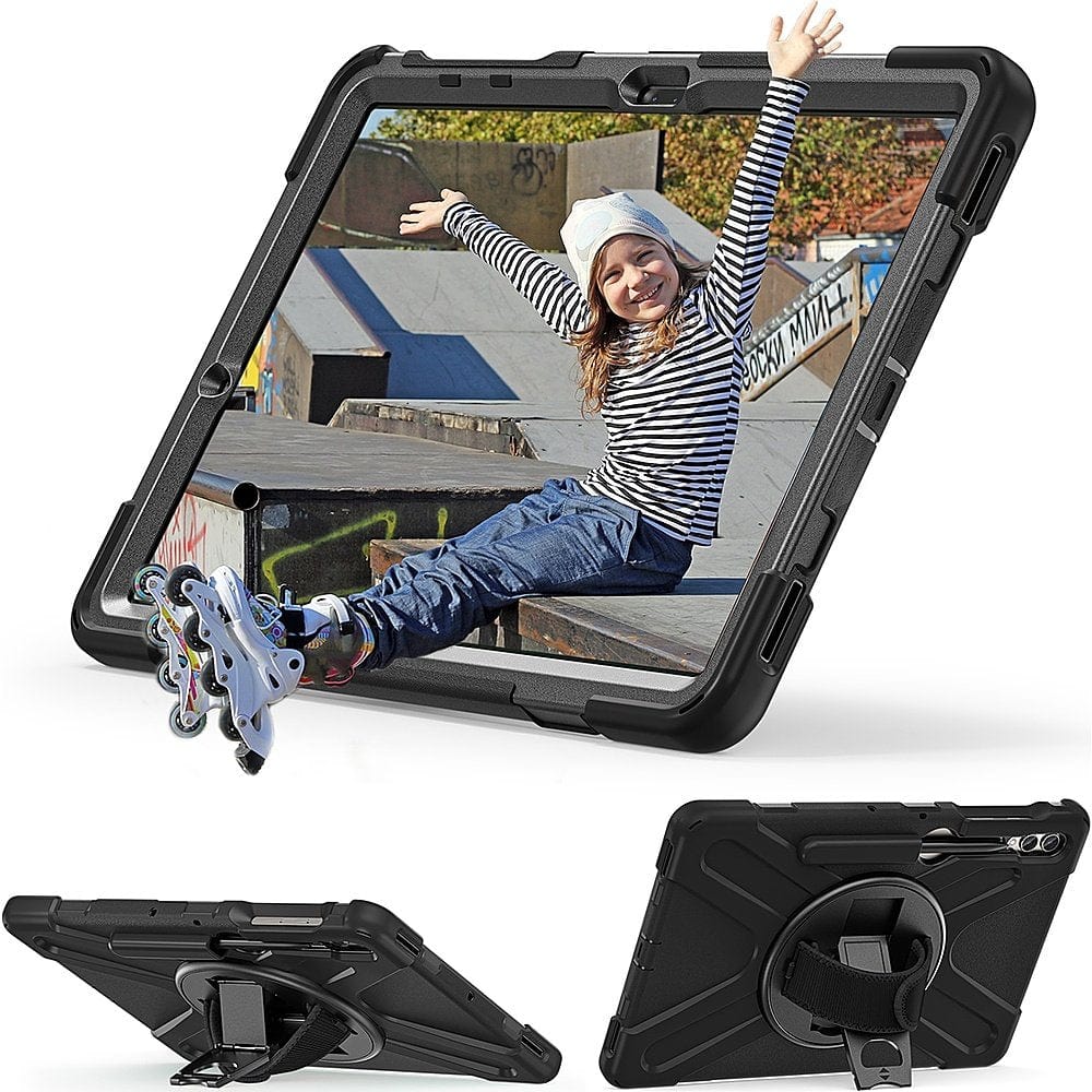 Raider X Series Heavy-Duty Hand Strap Case - Samsung Galaxy Tab S10+, Tab S9+, Tab S9 FE+, and Tab S8+