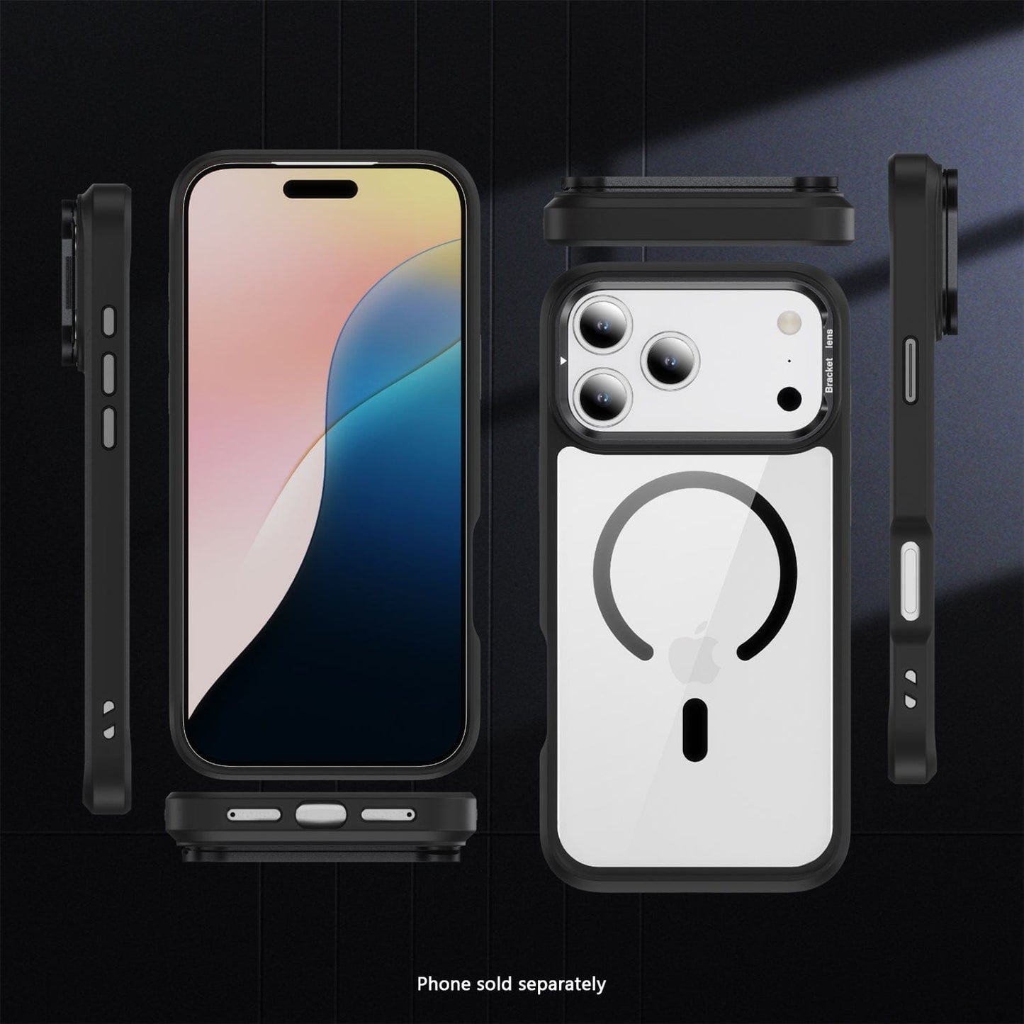 iPhone 17 Pro Max Kickstand Case - Clear Durable Back with Shockproof Edges Magsafe Compatible | Raider ArmorPro Series