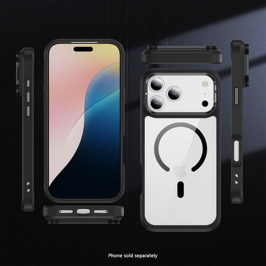iPhone 17 Pro Max Kickstand Case - Clear Durable Back with Shockproof Edges Magsafe Compatible | Raider ArmorPro Series
